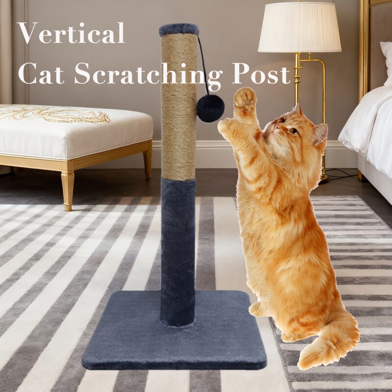 Aukštos kokybės sizalio virvės kačių draskyklė su dviejų spalvų dizainu