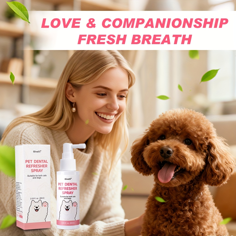 Gyvūnų burnos purškalas, be šepetėlio, valo dantis, gaivina kvapą, tinka katėms ir šunims, bekvapis - 2,03 fl.oz - Image 8