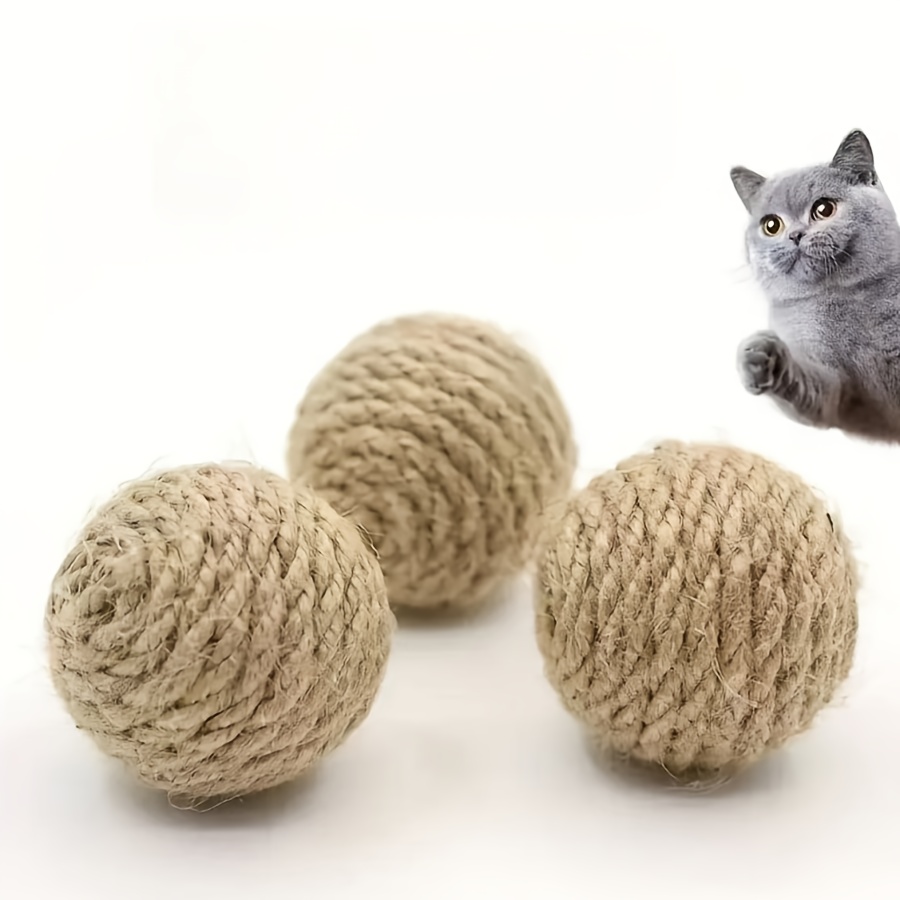 Natūralūs jutos kramtomi kamuoliukai katėms. - Image 6