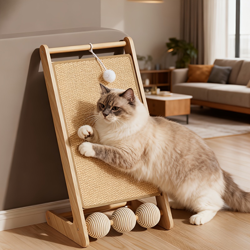 L - formos vertikali draskymo lenta su trimis sizalio kamuoliukais